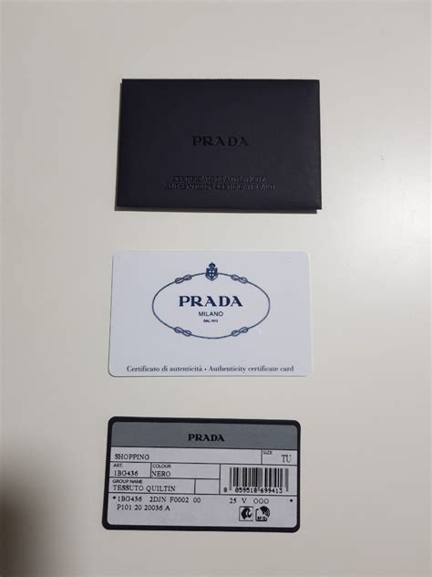 prada authenticity card no date|prada card authenticity check.